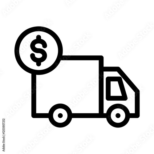 icons containing logistics, shipping, expeditions, cargo, delivery services, packages, goods