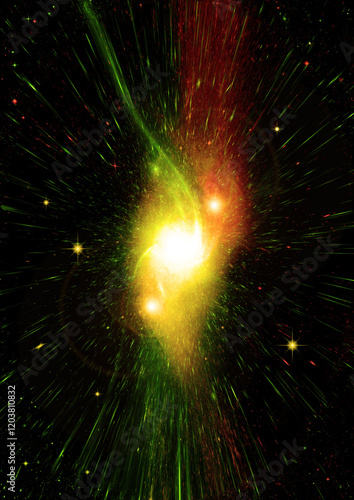 Wallpaper Mural Stars. of a planet and galaxy in a free space Elements of this image furnished by NASA Torontodigital.ca