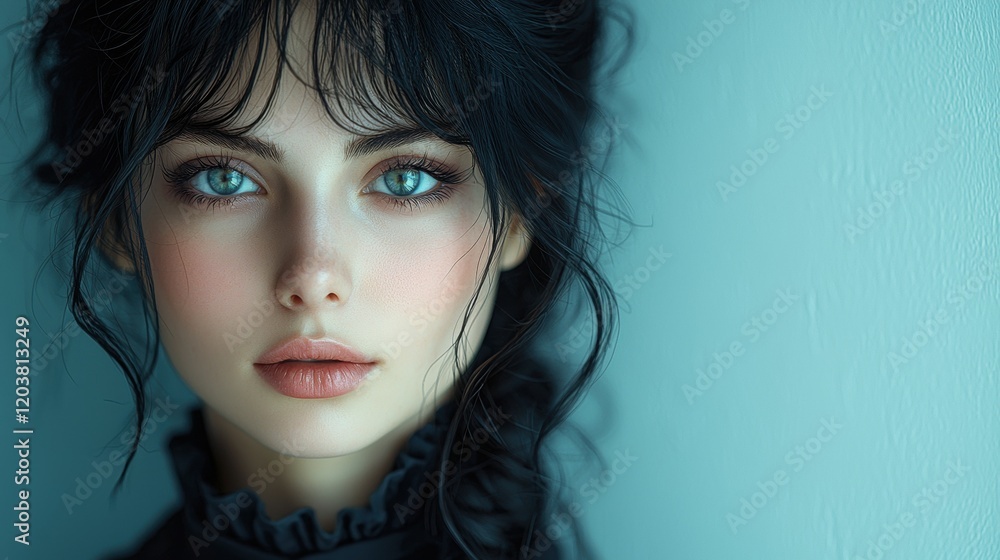 Fototapeta premium Portrait of a beautiful woman.