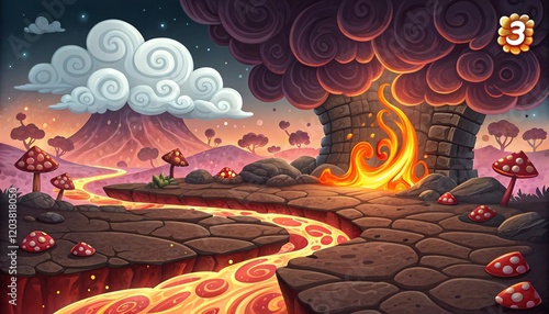 Casual game background image