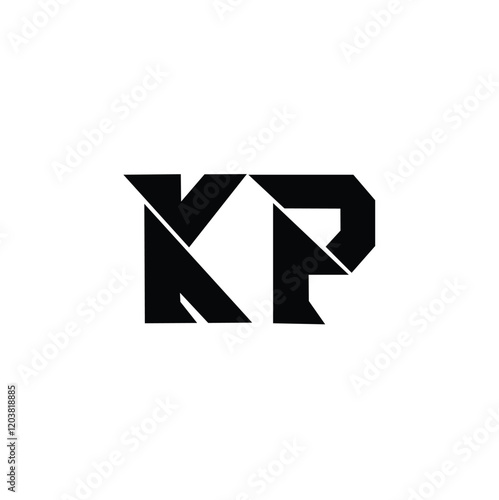 Free Download KP monogram logo design letter text name symbol monochrome logotype alphabet character simple logo - GFXLoad