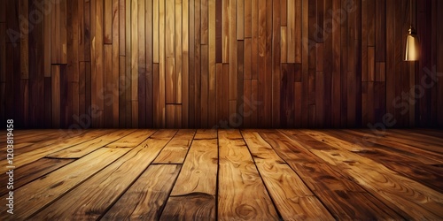 Wooden abstract background vector illustration