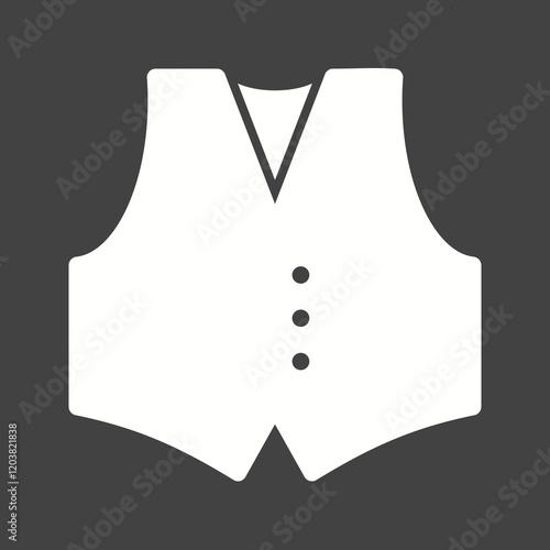 Objects Glyph Inverted illustration.