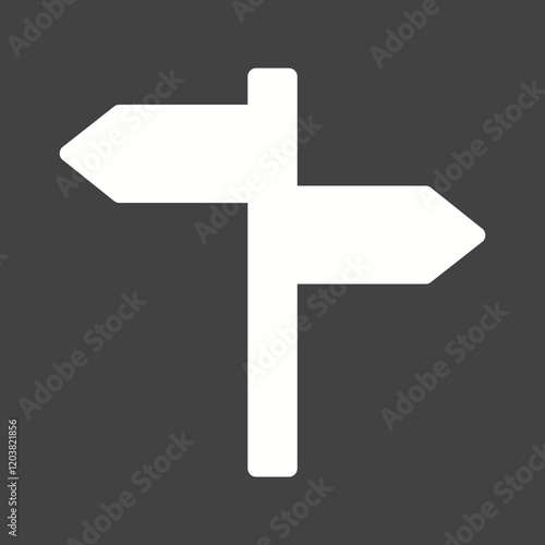 Objects Glyph Inverted illustration.