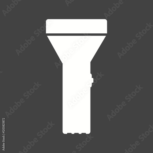 Objects Glyph Inverted illustration.