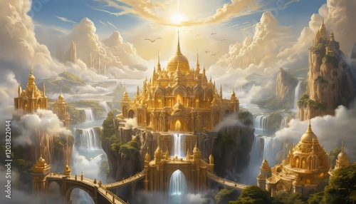 An artificial intelligence-based image of the Golden City in heaven: A Dream of Architecture

