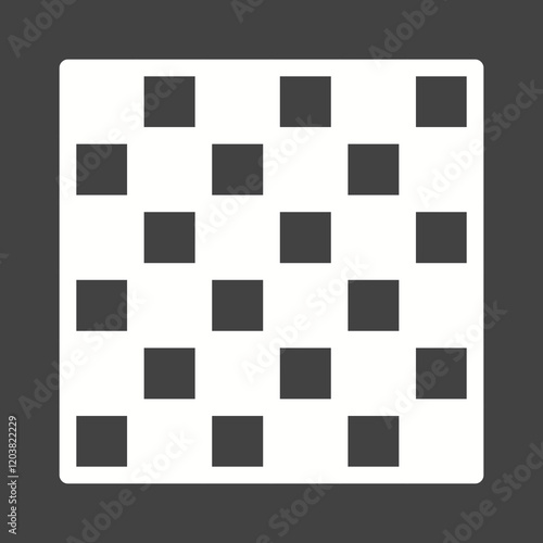 Objects Glyph Inverted illustration.