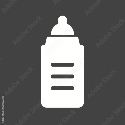 Objects Glyph Inverted illustration.