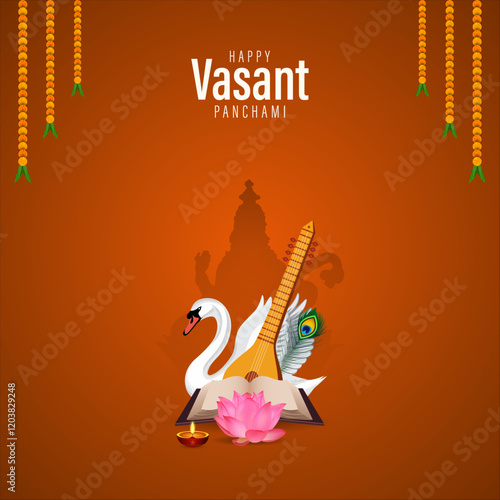 Vasant Panchami Poster Creative Design
