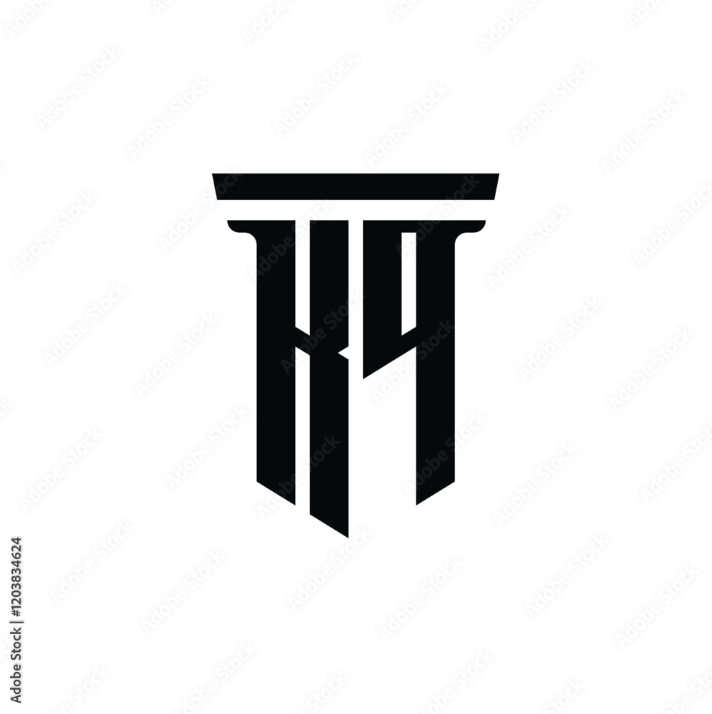 KQ monogram logo design letter text name symbol monochrome logotype alphabet character simple logo KQ monogram logo design letter text name symbol monochrome logotype alphabet character simple logo