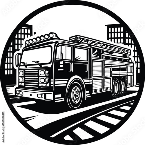Firetrucks embody preparedness, ensuring no flame is too large 