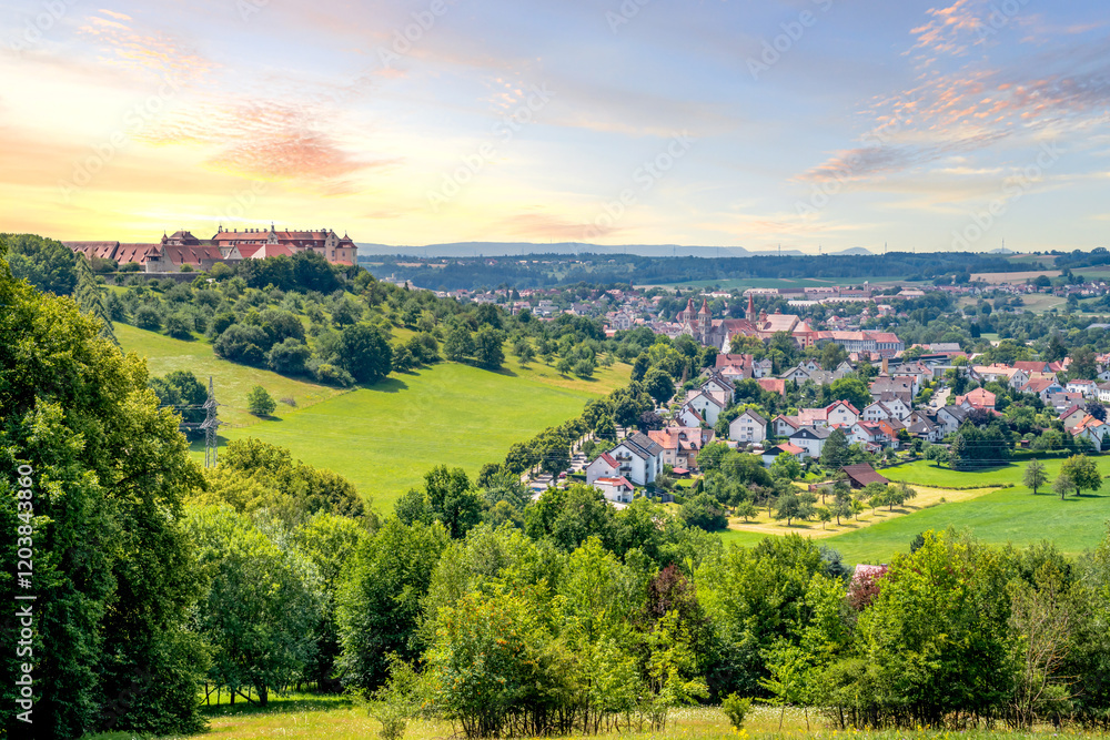 Obraz premium Altstadt, Ellwangen an der Jagst, Deutschland 
