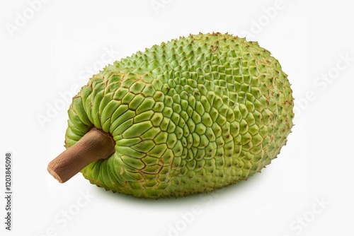 jackfruit (Artocarpus heterophyllus) isolated on white background with clipping path and full depth of field photo