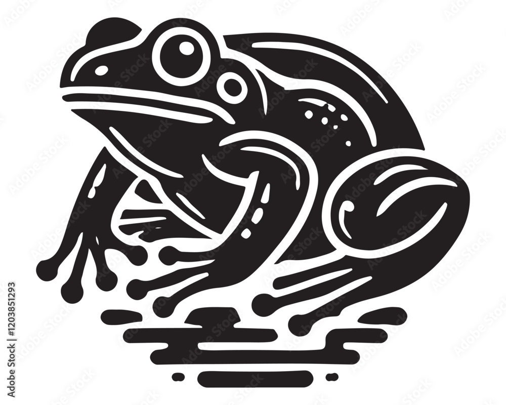 Naklejka premium Frog 6.eps