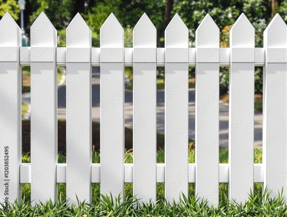An up-close view of a white painted wooden picket fence with a clipping path for effortless editing, picket, wooden texture, clipping path, isolated, white An up-close view of a white painted wooden picket fence with a clipping path for effortless editing, picket, wooden texture, clipping path, isolated, white