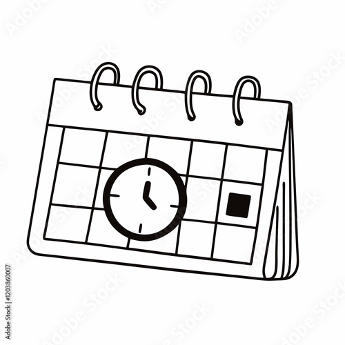 Calendar Icon, calendar with a date