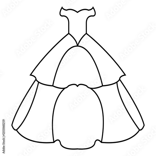 wedding dress icon