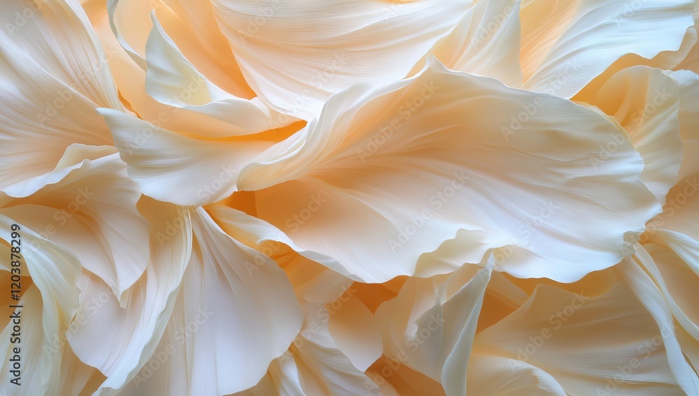 Obraz premium Abstract Floral Pattern With Delicate Petals