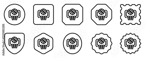 Editable basketball vector icon. Sports, match, game. Part of a big icon set family. Perfect for web and app interfaces, presentations, infographics, etc