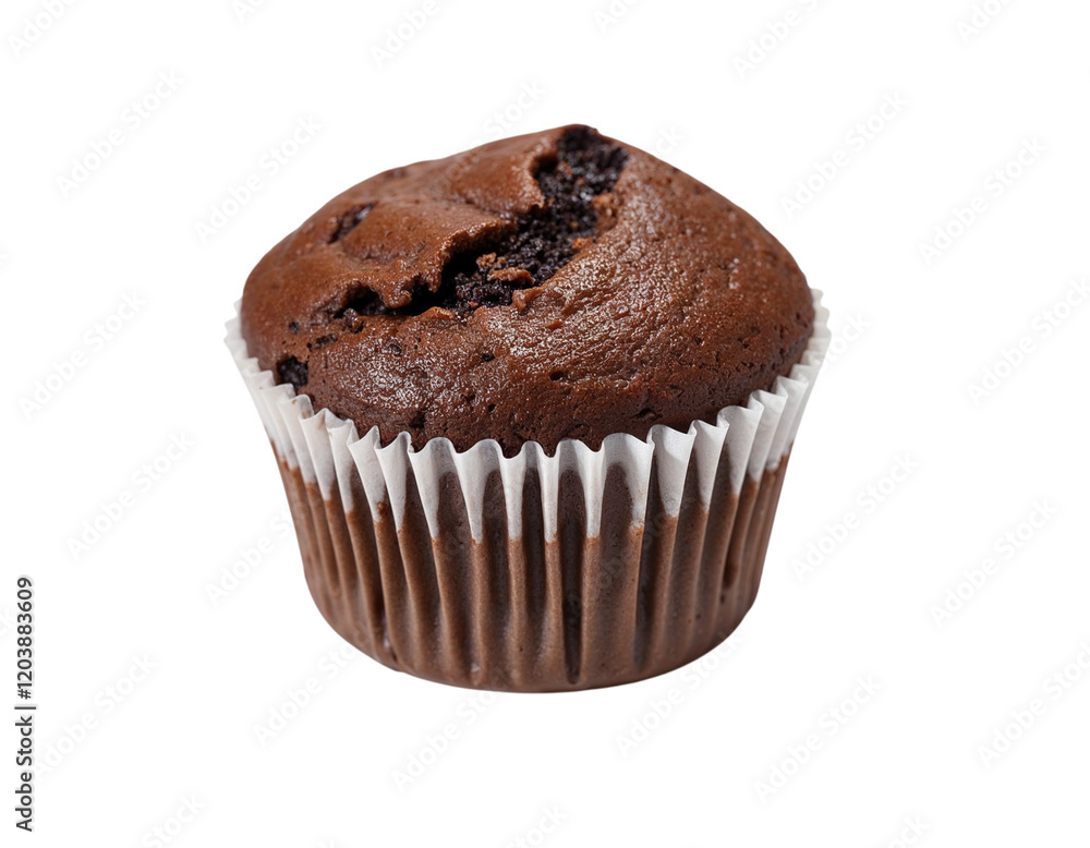 chocolate muffin isolated on white chocolate muffin isolated on white