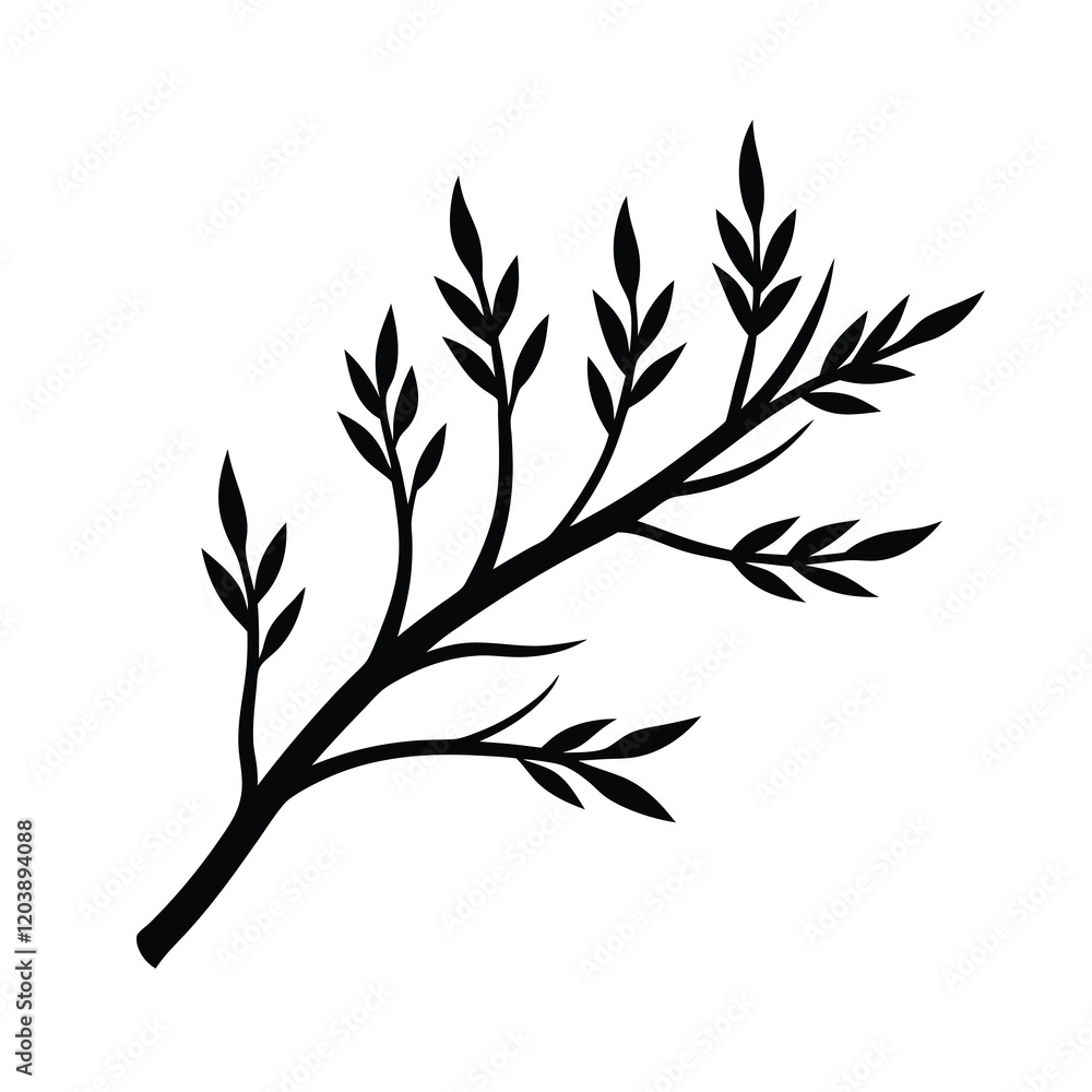 Obraz premium black and white tree