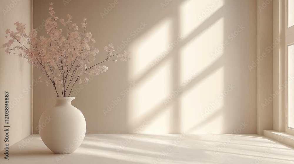 Soft light in a tranquil space Soft light in a tranquil space