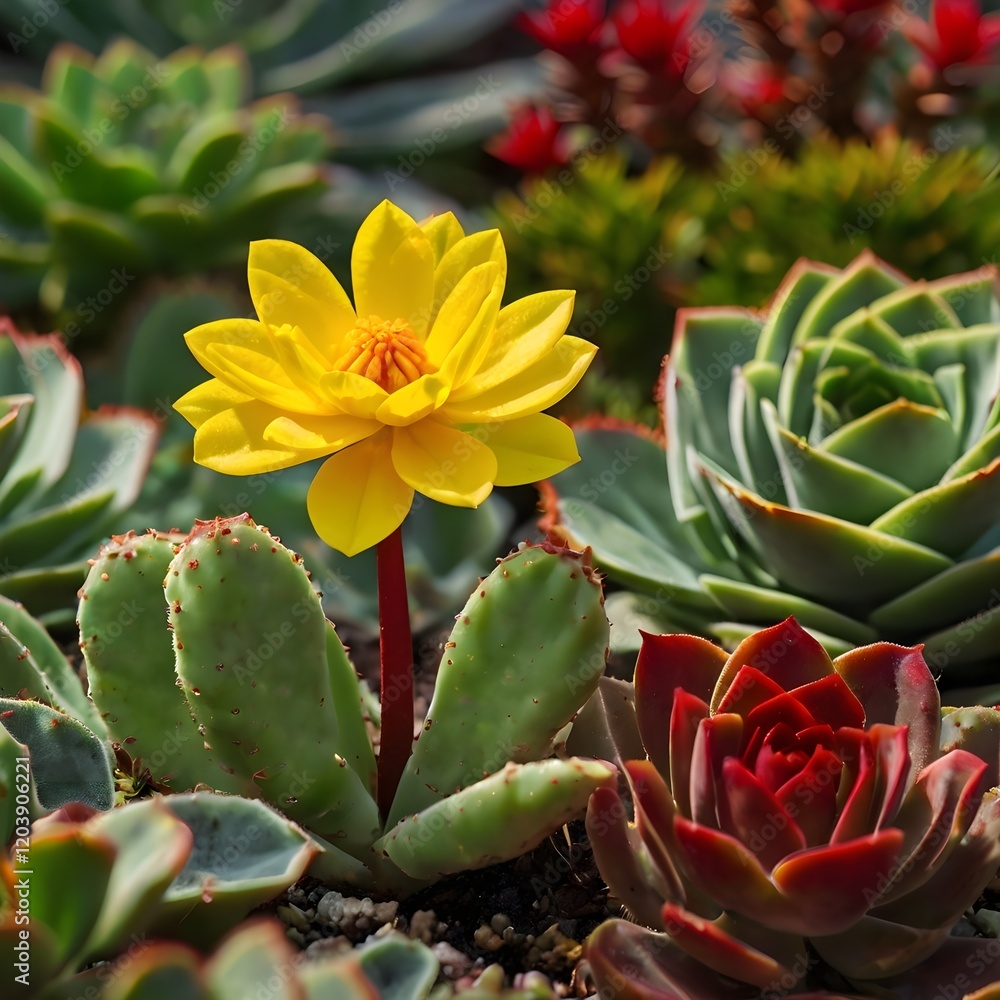 Obraz premium Yellow flowers.