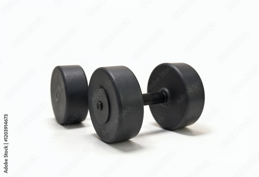 dumbbell isolated on white