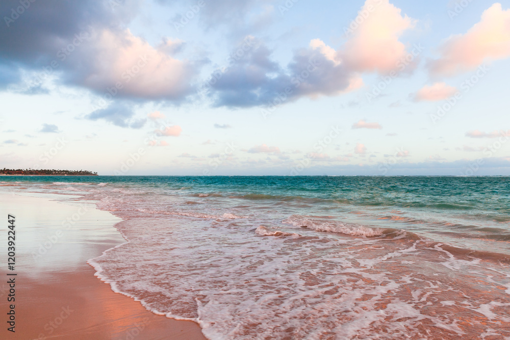 Caribbean Sea natural photography, empty coastal landscape Caribbean Sea natural photography, empty coastal landscape