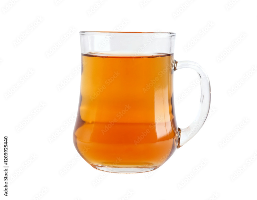 glass of beer isolated on white