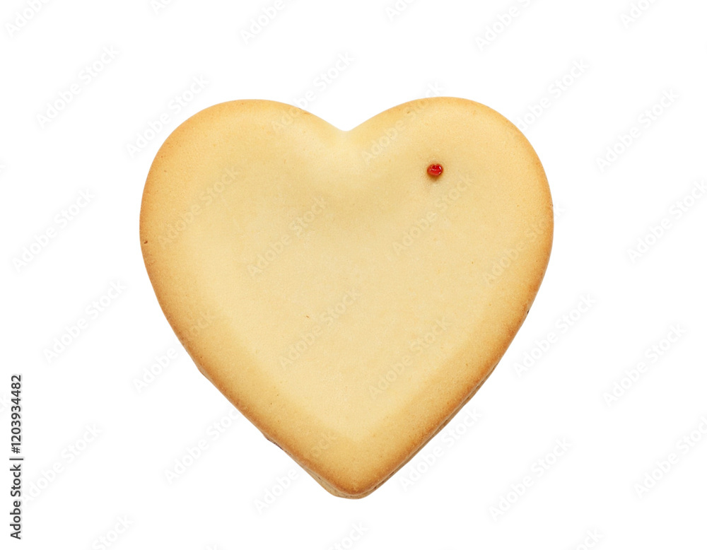 Obraz premium heart shaped cookies isolated