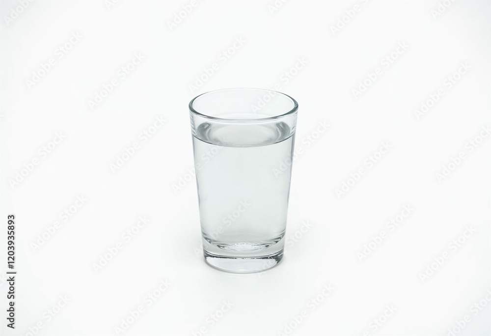 glass of water isolated on white glass of water isolated on white
