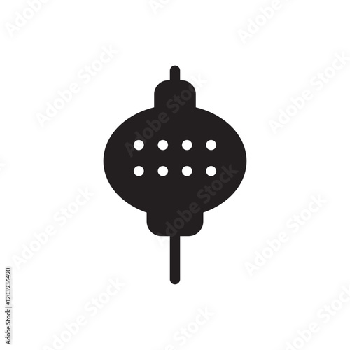 Chinese lantern icon symbolizing traditional festive decorations for celebrations like Lunar New Year. Perfect for cultural designs, festive themes, and holiday branding. Elegant and modern vector sty