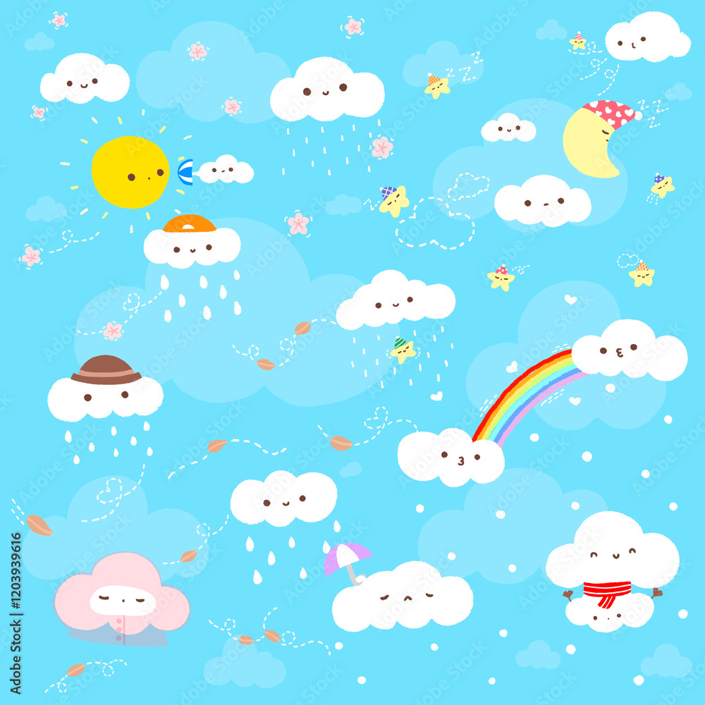 Fototapeta premium 4 seasons