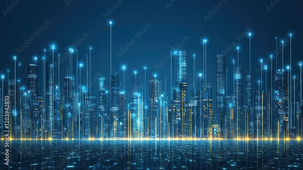 Fototapeta premium abstract blue background