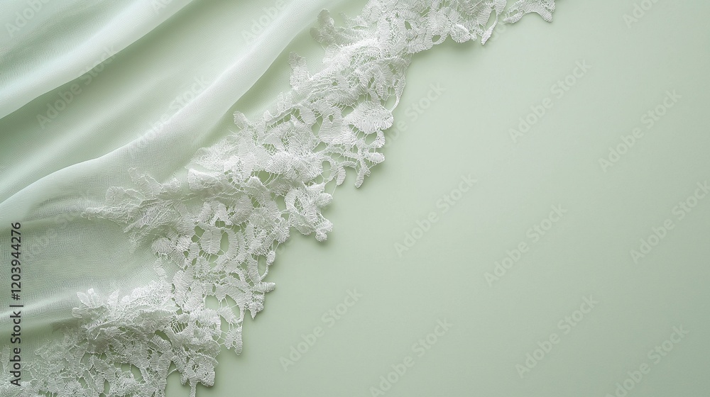 Elegant lace detail with empty space available Elegant lace detail with empty space available