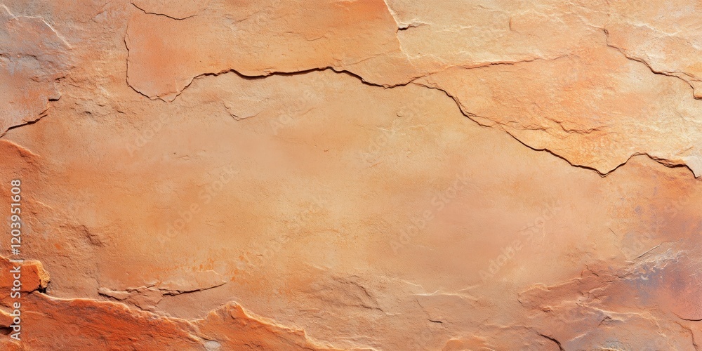 Fototapeta premium Textured Orange and Brown Background with Natural Rock Surface Patterns