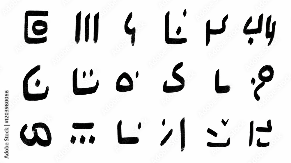 Set of Eid Adha Mubarak in Arabic calligraphy, design element on a transparent background. vector Set of Eid Adha Mubarak in Arabic calligraphy, design element on a transparent background. vector