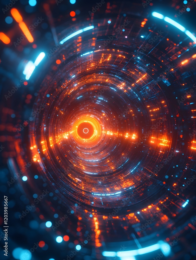 Fototapeta premium Abstract Digital Vortex