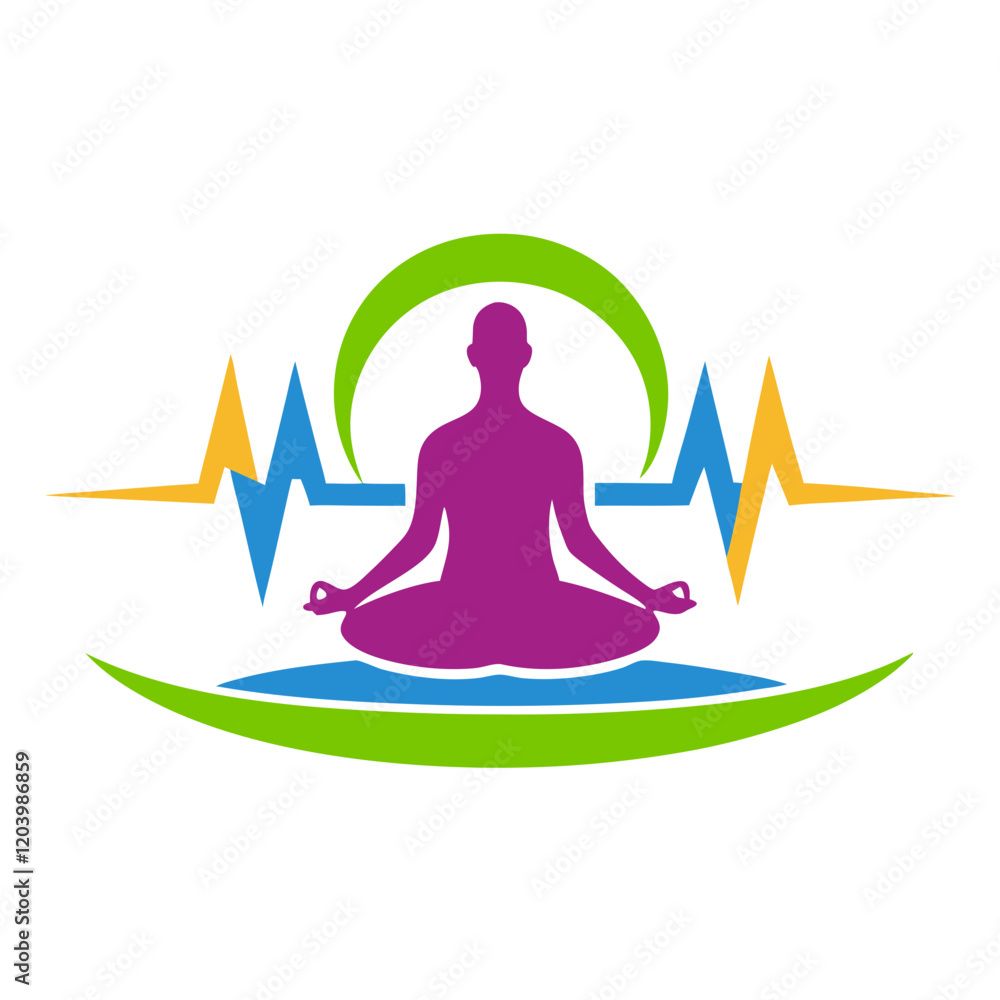Obraz premium yoga lotus position