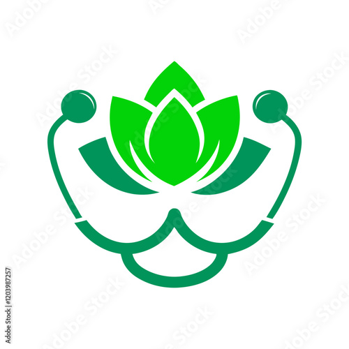 green leaf symbol