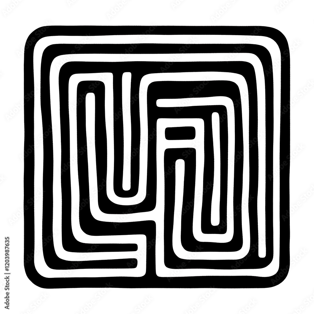 Minimalist Abstract Design Featuring Black and White Lines in Style Minimalist Abstract Design Featuring Black and White Lines in Style
