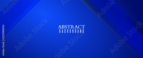 Blue black abstract background geometry shine and layer element vector for presentation design. Vector Illustration