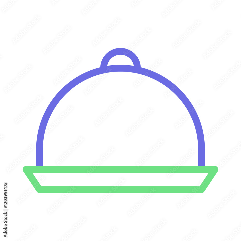 Cloche icon. Concept of serving food, restaurant, and catering. Cloche icon. Concept of serving food, restaurant, and catering.
