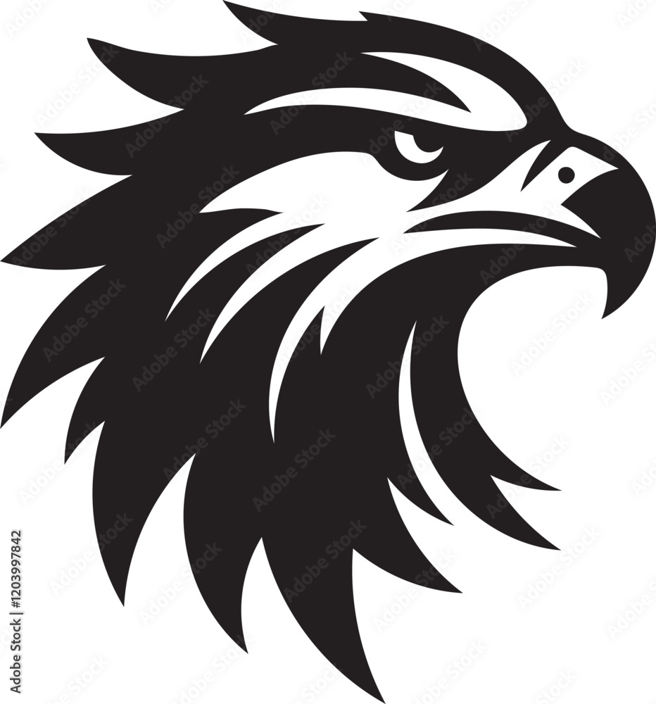 hawk head vector hawk head vector