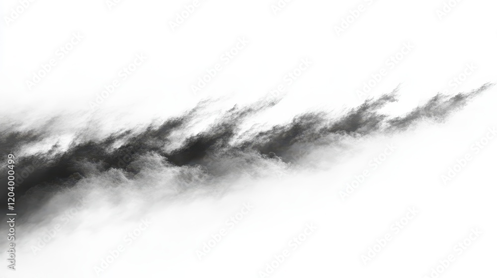 Abstract Black Ink Wash Texture Dramatic Monochrome Cloud Swirl Design Element Abstract Black Ink Wash Texture Dramatic Monochrome Cloud Swirl Design Element