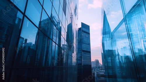 A beautiful and the colorful buliding on the colorful background 