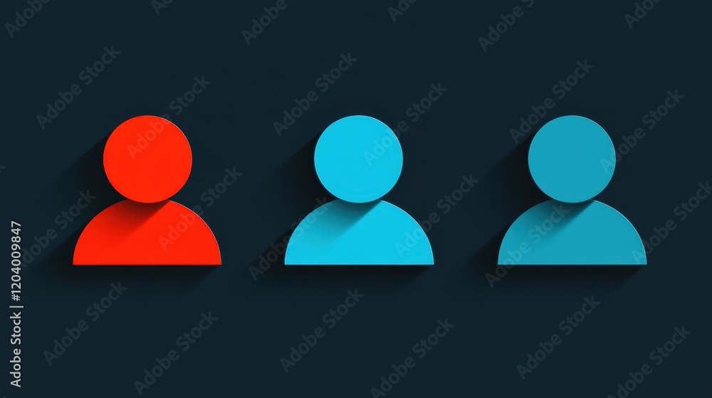 Three people in a line, one facing the others in thoughtprovoking visual three Three people in a line, one facing the others in thoughtprovoking visual three