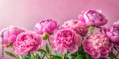 Soft Pink Peonies: Elegant Floral Photo for Mother's Day, Home Decor & Wellness