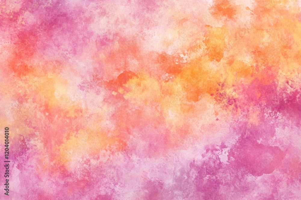 Fototapeta premium Soft blend of warm colors creates dreamy atmosphere, evoking tra